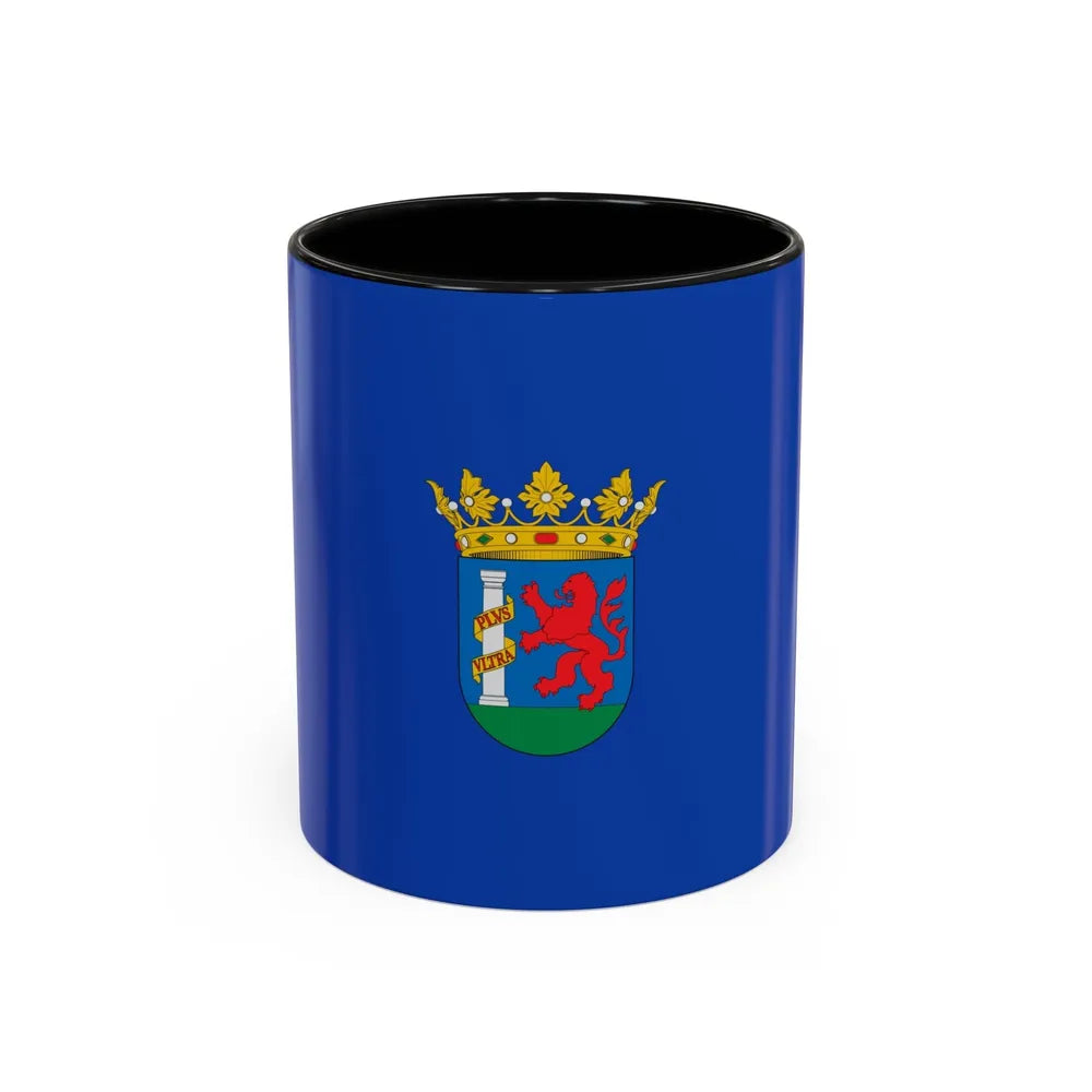 Flag of Badajoz Spain - Accent Coffee Mug-11oz-Black-Go Mug Yourself