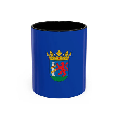 Flag of Badajoz Spain - Accent Coffee Mug-11oz-Black-Go Mug Yourself