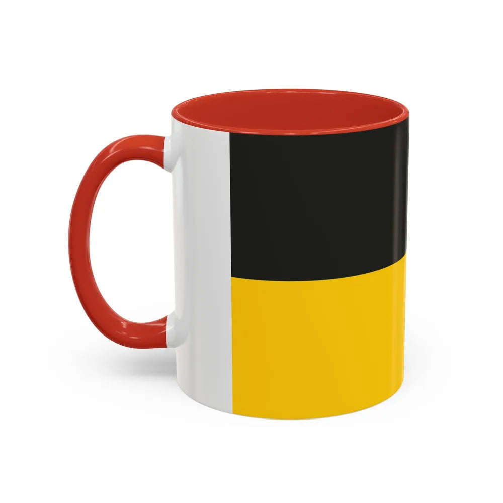 Flag of Gera Germany - Accent Coffee Mug-Go Mug Yourself