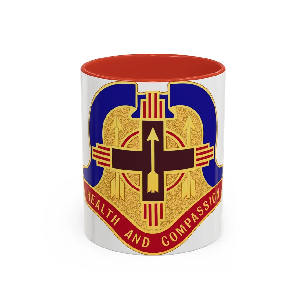 Hospital Sandia Base (U.S. Army) Accent Coffee Mug-11oz-Red-Go Mug Yourself