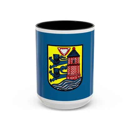 Flag of Flensburg Germany - Accent Coffee Mug-15oz-Black-Go Mug Yourself