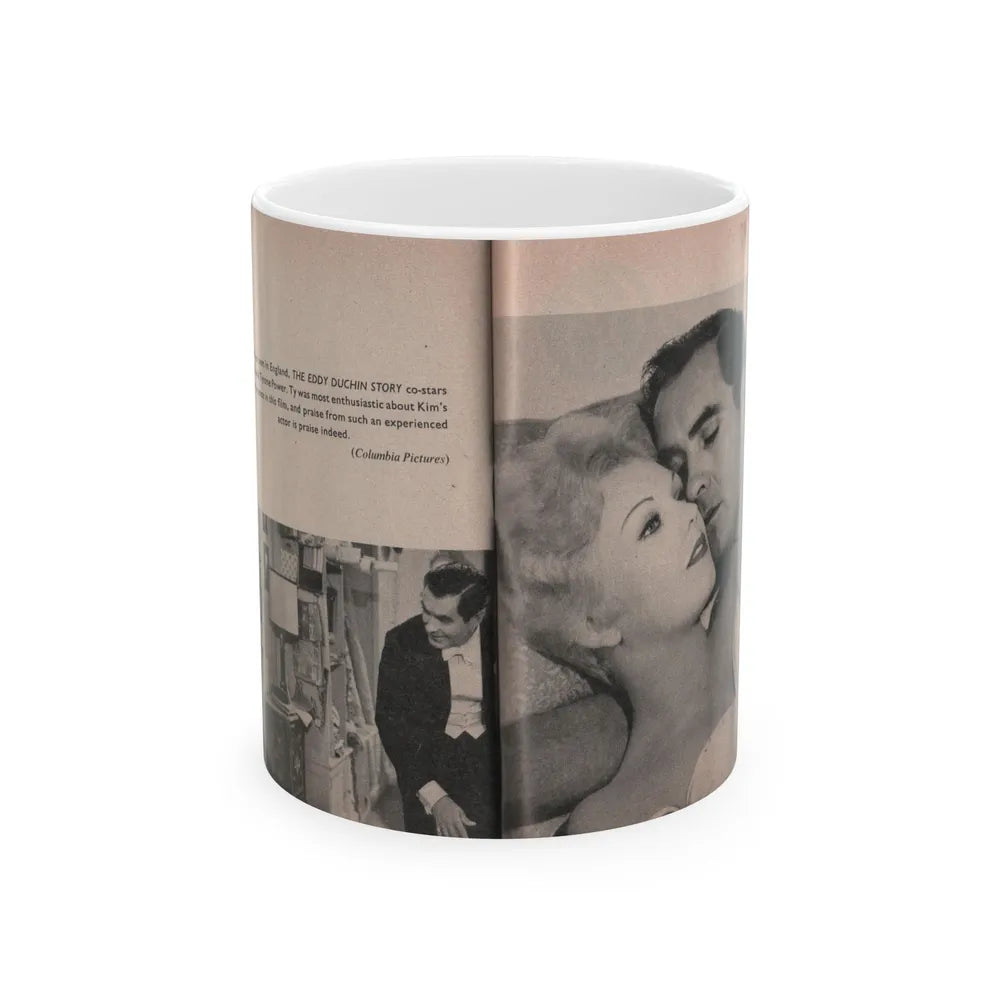 Kim Novak #168 - Scanned Mag. 66 Photos (Vintage Female Icon) White Coffee Mug-11oz-Go Mug Yourself