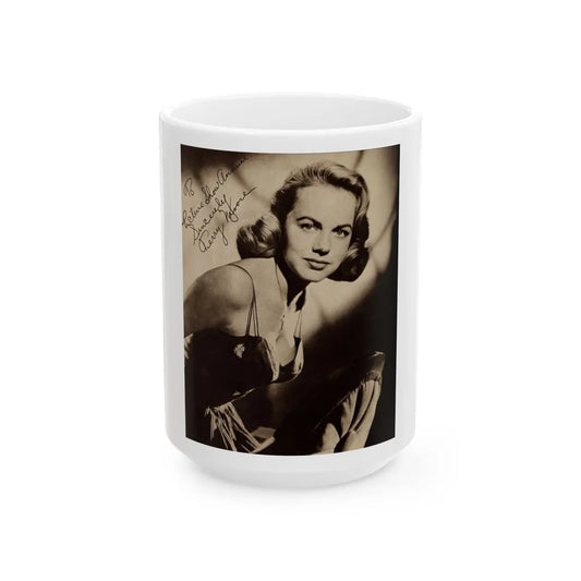 Terry Moore #540 - Magazine Page Photo (Vintage Female Icon) White Coffee Mug-15oz-Go Mug Yourself