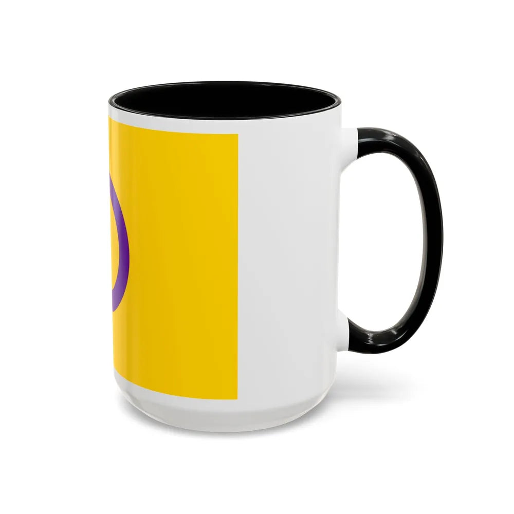 Intersex Pride Flag - Accent Coffee Mug-Go Mug Yourself