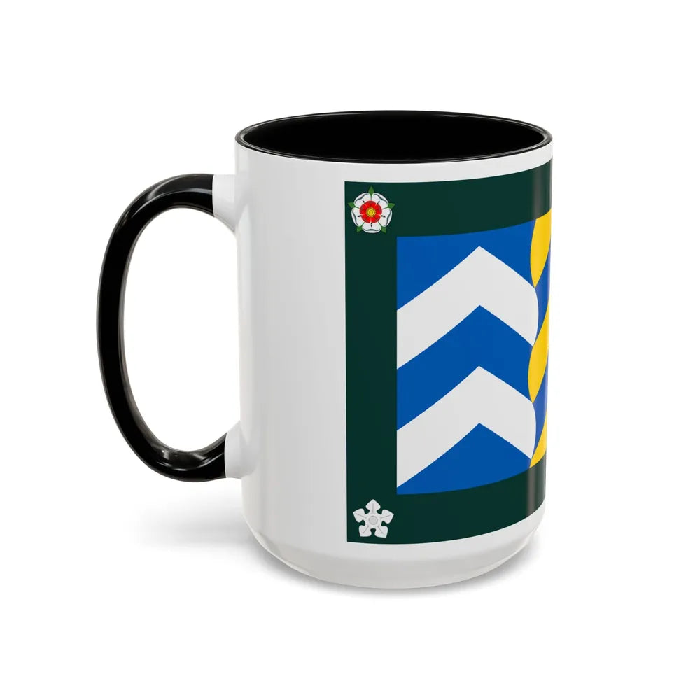 Flag of Cumbria UK - Accent Coffee Mug-Go Mug Yourself