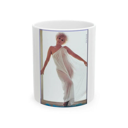 Kim Novak #212 (Vintage Female Icon) White Coffee Mug-11oz-Go Mug Yourself