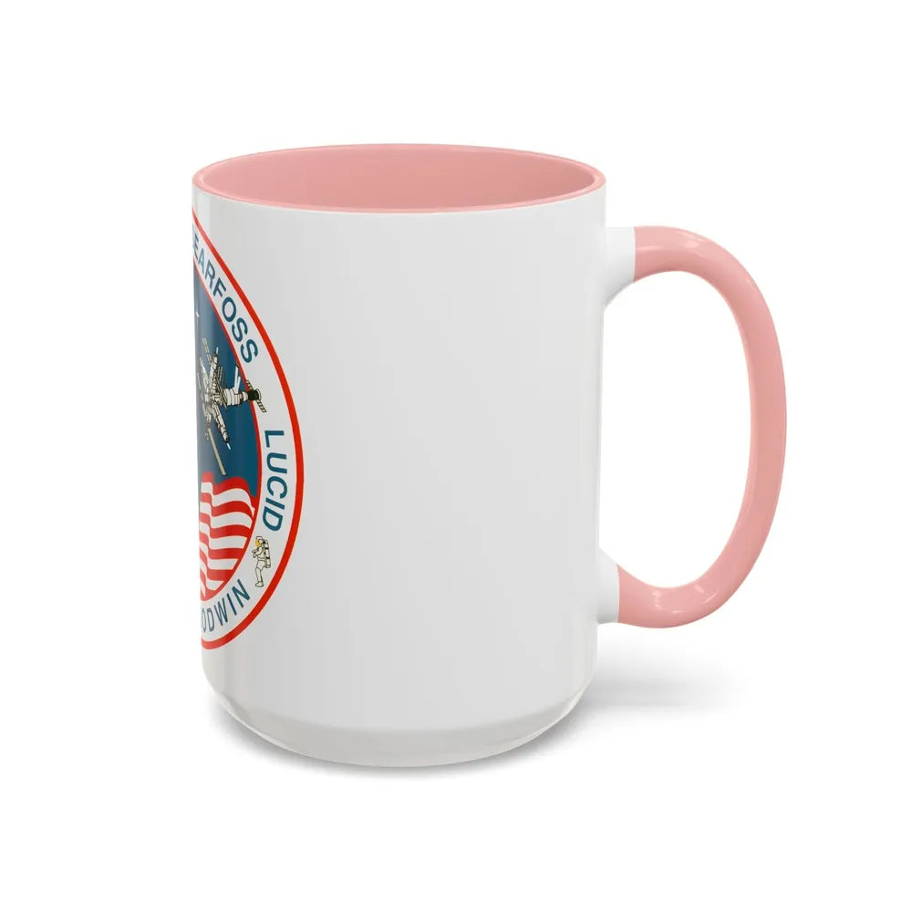 STS 76 (NASA) Accent Coffee Mug-Go Mug Yourself