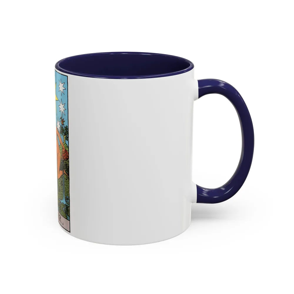 The Star (Tarot Card) Accent Coffee Mug-Go Mug Yourself