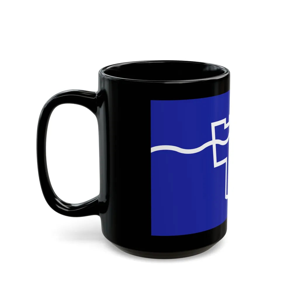 Flag of Tyne & Wear UK - Black Coffee Mug-Go Mug Yourself