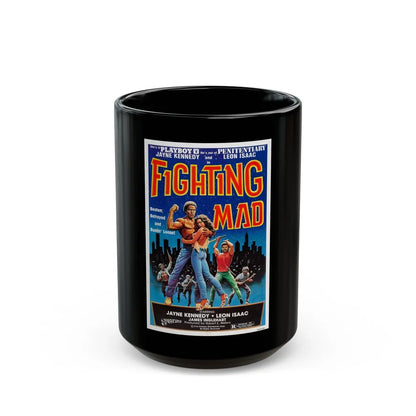 FIGHTING MAD (DEATH FORCE) 1978 Movie Poster - Black Coffee Mug-15oz-Go Mug Yourself