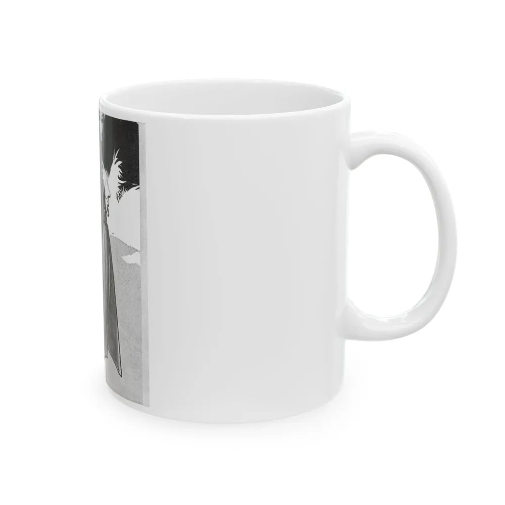 Fashion Illustration, 1958 - White Coffee Mug-Go Mug Yourself