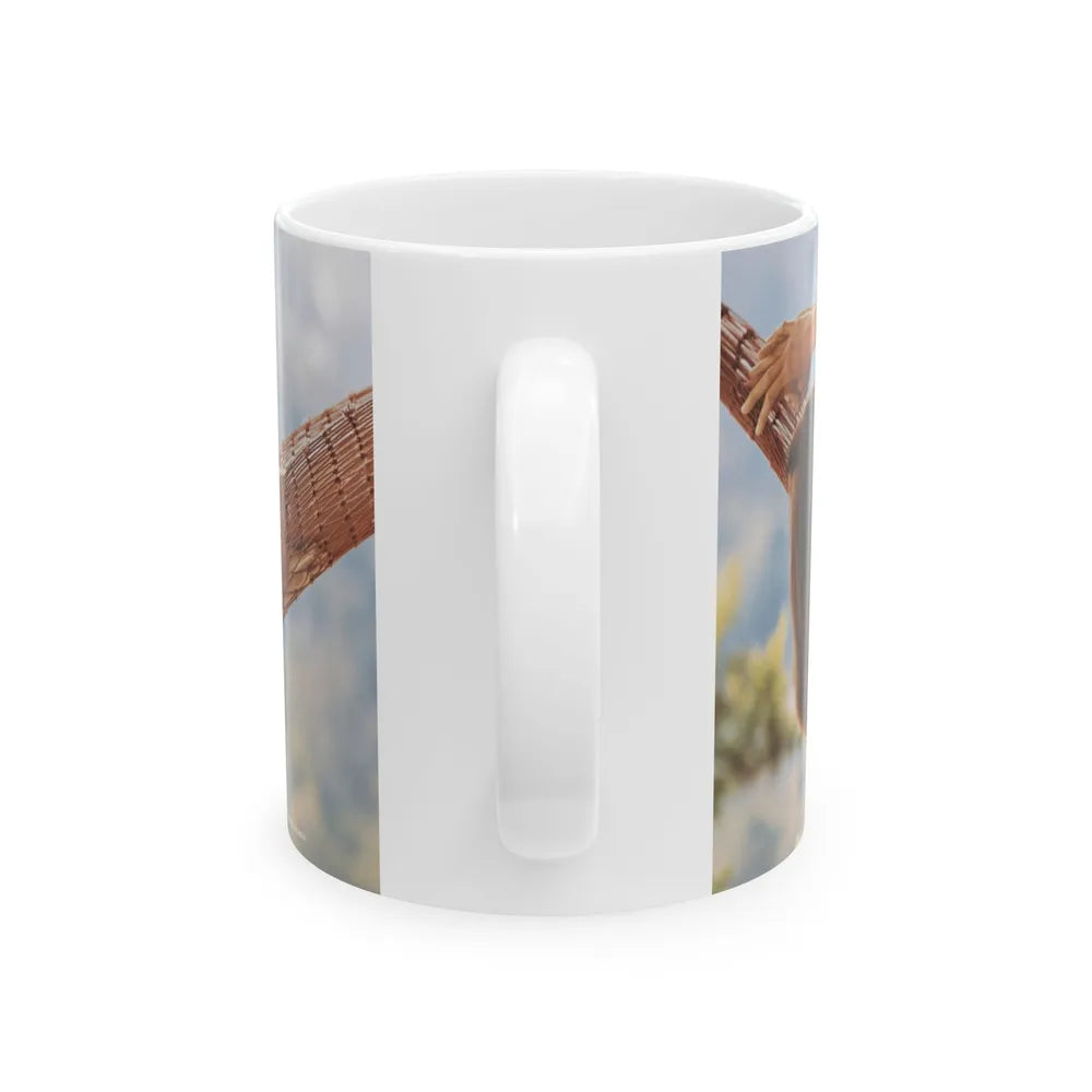 Victoria Vetri #01 - Nude ''Playboy Centerfold Gate''1 (Vintage Female Icon) White Coffee Mug-Go Mug Yourself