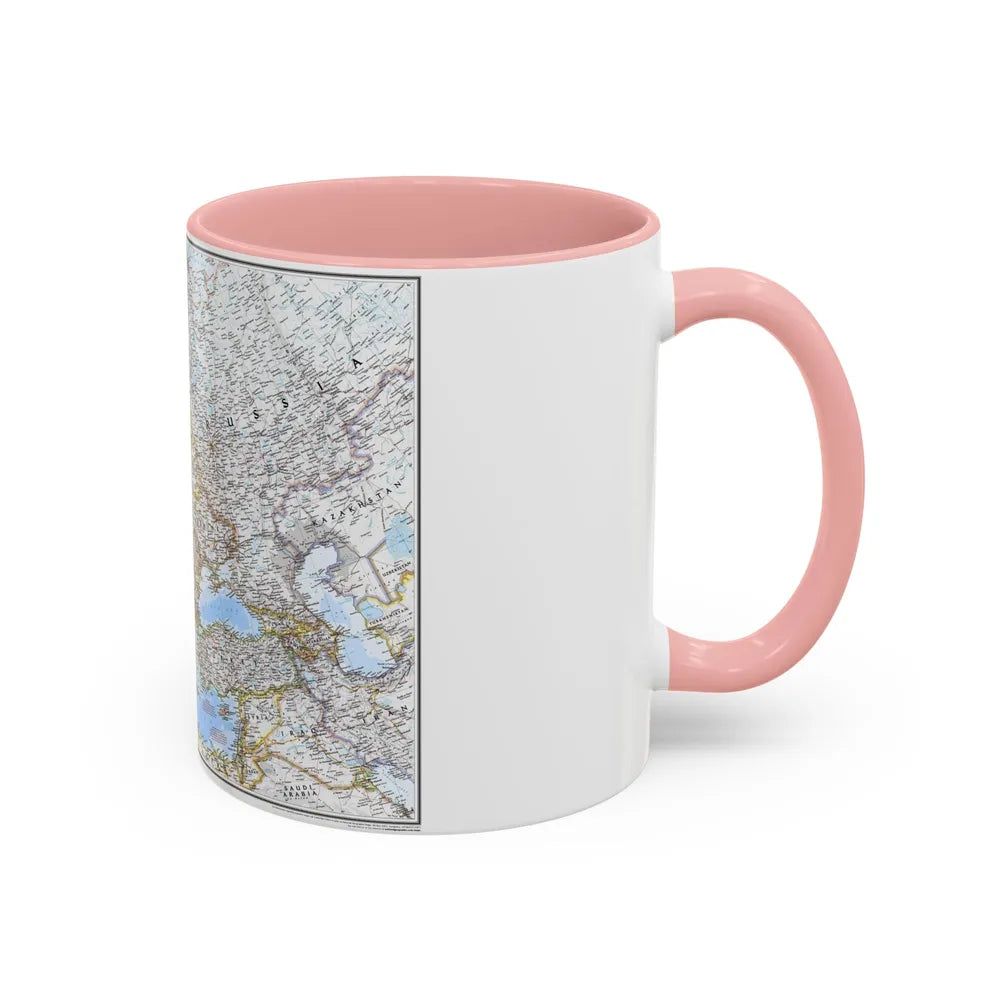 Europe (2004) (Map) Accent Coffee Mug-Go Mug Yourself