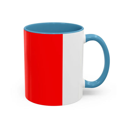 Flag of Bari Italy - Accent Coffee Mug-Go Mug Yourself