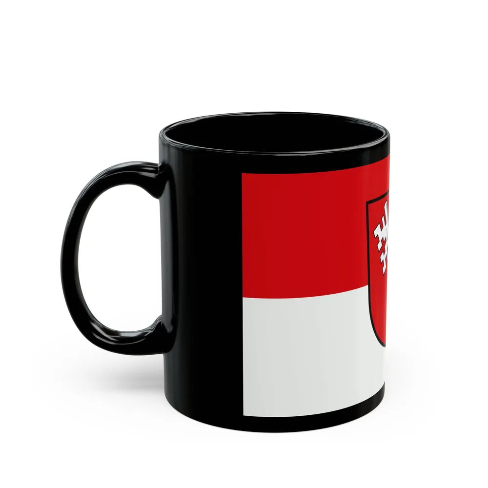 Flag of Worms Germany - Black Coffee Mug-Go Mug Yourself