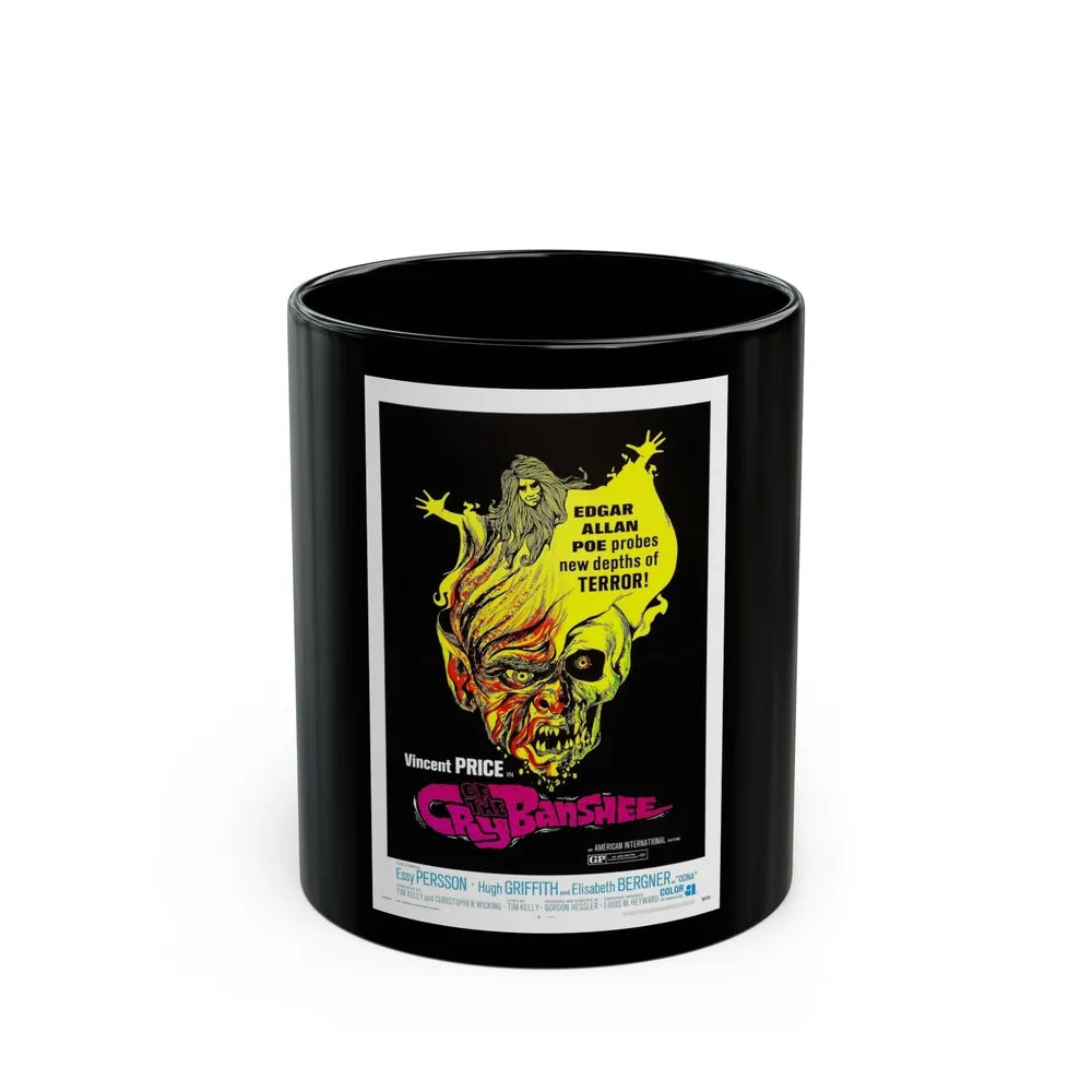 CRY OF THE BANSHEE 1970 Movie Poster - Black Coffee Mug-11oz-Go Mug Yourself