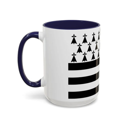 Flag of Bretagne France - Accent Coffee Mug-Go Mug Yourself