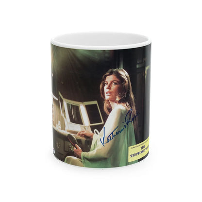 Katharine Ross #91 (Vintage Female Icon) White Coffee Mug-11oz-Go Mug Yourself