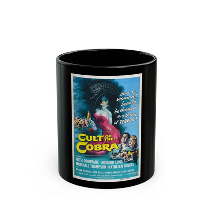 CULT OF THE COBRA 1955 Movie Poster - Black Coffee Mug-11oz-Go Mug Yourself