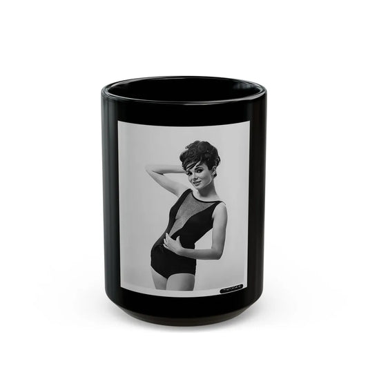 Gila Golan #162 (Vintage Female Icon) Black Coffee Mug-15oz-Go Mug Yourself