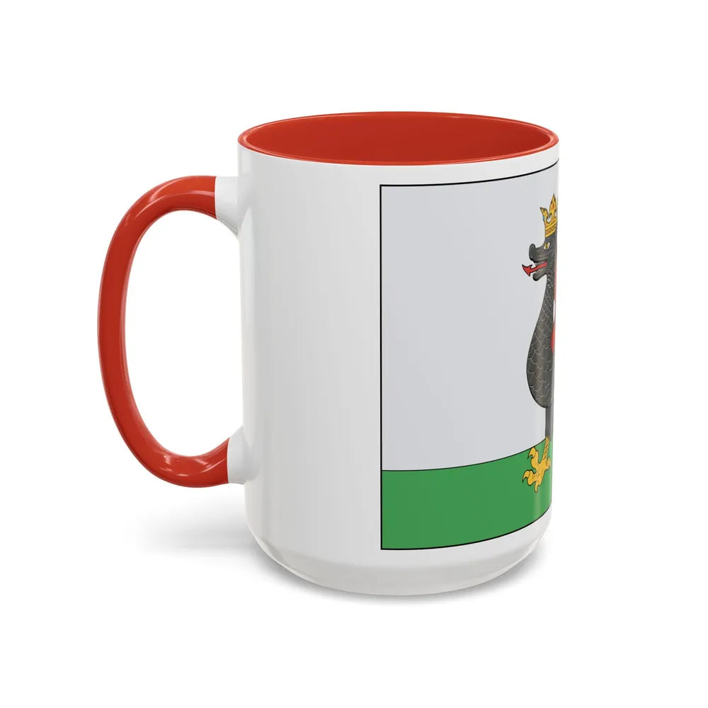 Flag of Kazan Russia - Accent Coffee Mug-Go Mug Yourself