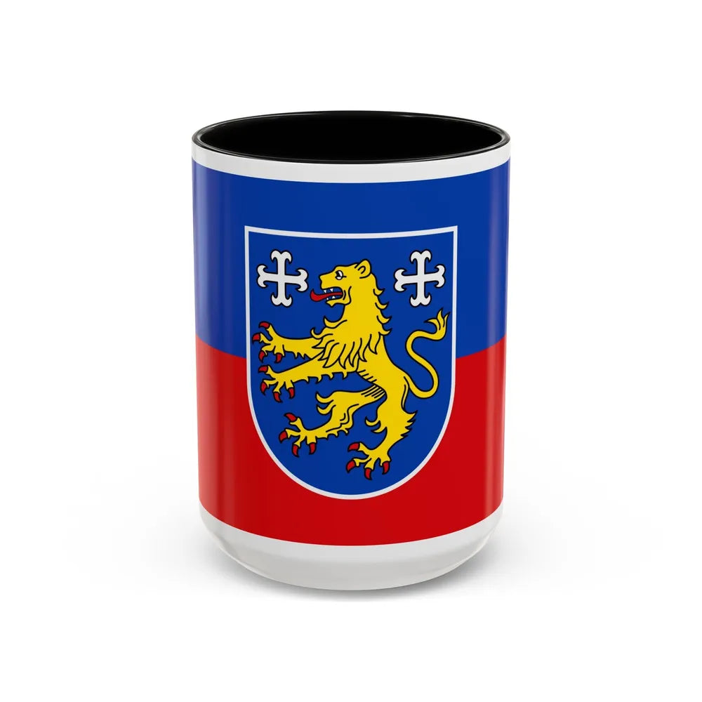 Flag of Friesland Germany - Accent Coffee Mug-15oz-Black-Go Mug Yourself