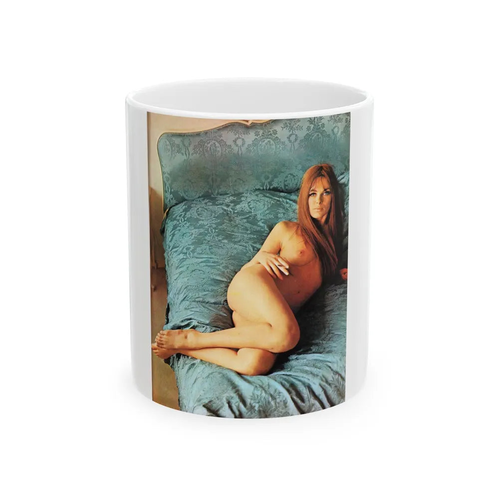 Julie Ege #245 (Vintage Female Icon) White Coffee Mug-11oz-Go Mug Yourself