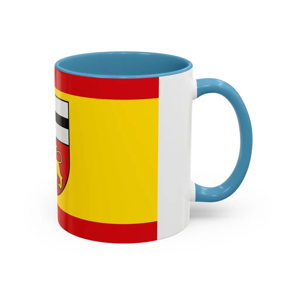 Flag of Bonn Germany - Accent Coffee Mug-Go Mug Yourself