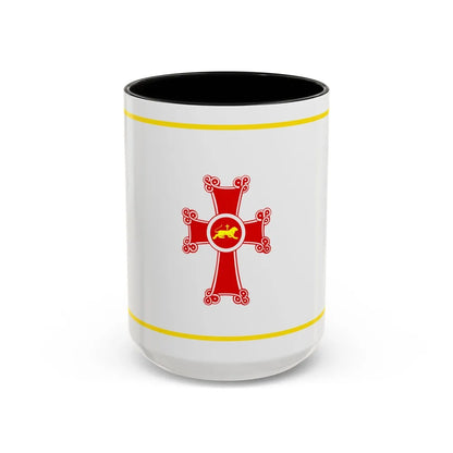 Flag of Gyumri Armenia - Accent Coffee Mug-15oz-Black-Go Mug Yourself