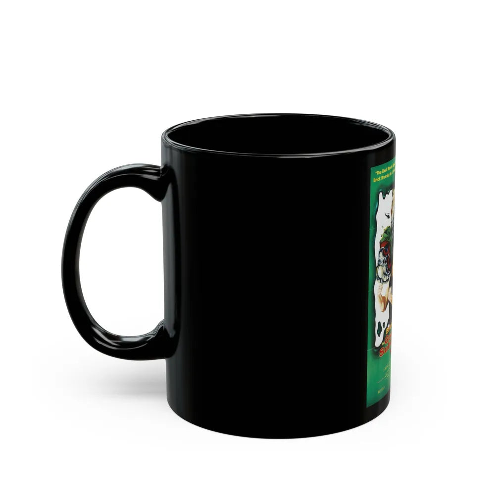 CLASS OF NUKE'EM HIGH 3 1994 Movie Poster - Black Coffee Mug-Go Mug Yourself