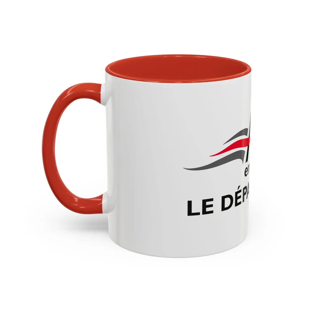 Flag of Aube France - Accent Coffee Mug-Go Mug Yourself