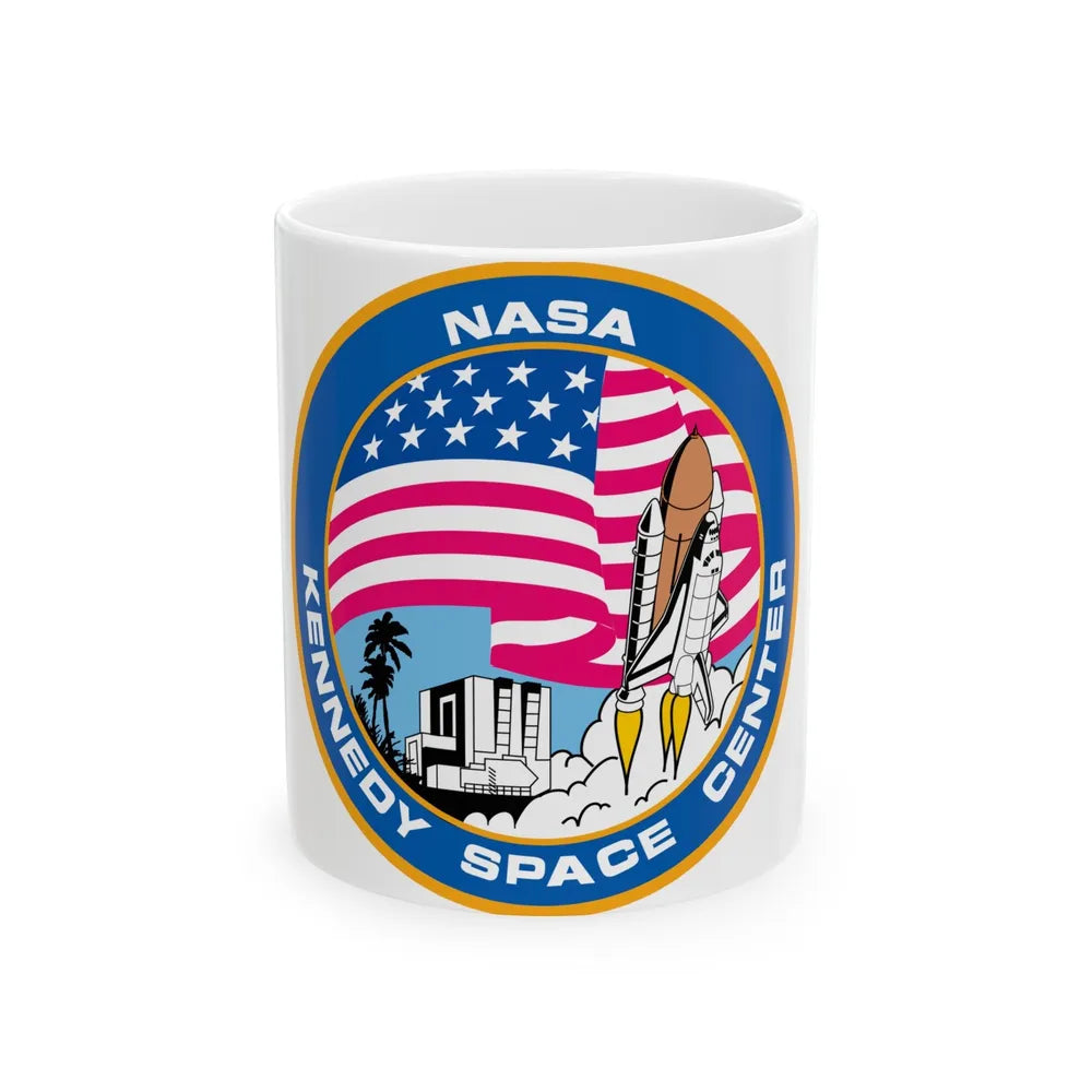 Kennedy Space Center - White Coffee Mug-11oz-Go Mug Yourself