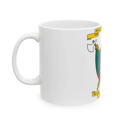 Coat of Arms of Cameroon (1961-1975) - White Coffee Mug-Go Mug Yourself