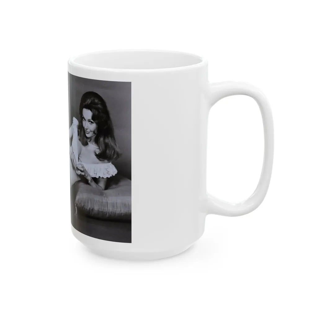 Francine York #183 (Vintage Female Icon) White Coffee Mug-Go Mug Yourself