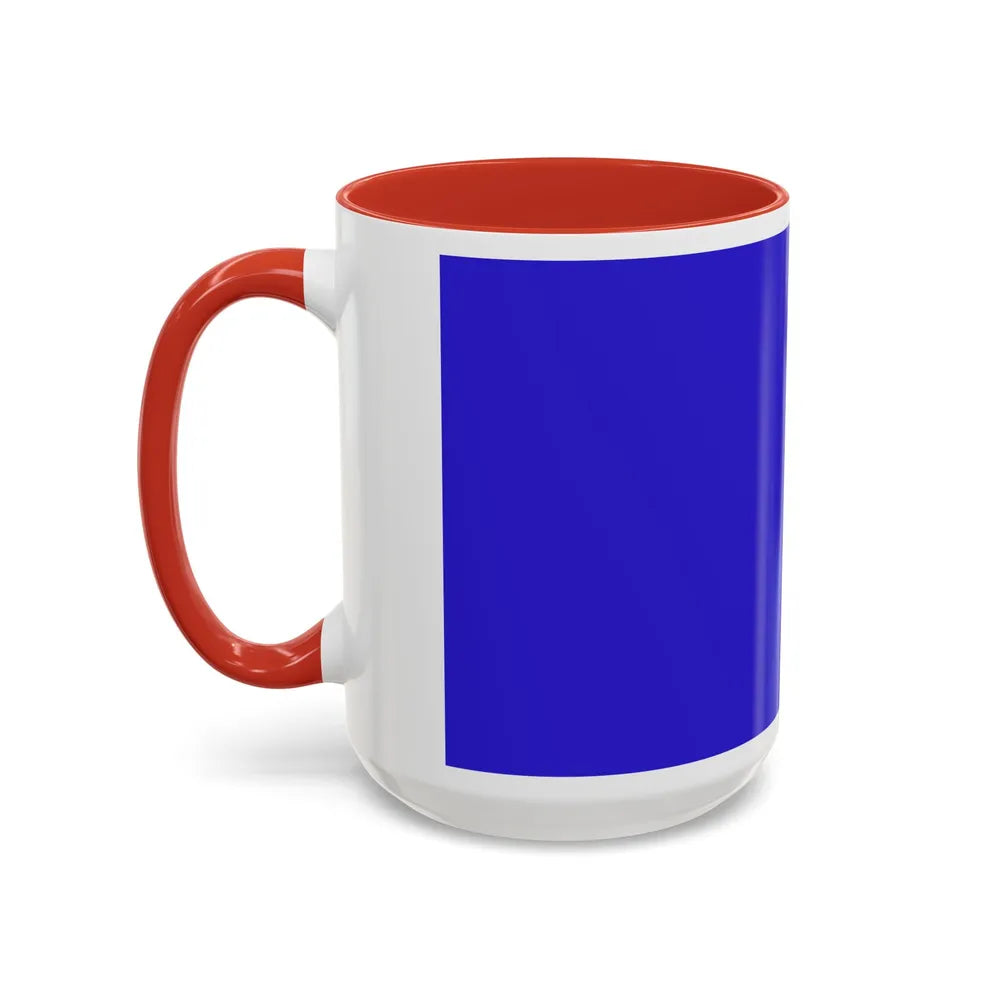 Flag of Baikonur Kazakhstan - Accent Coffee Mug-Go Mug Yourself