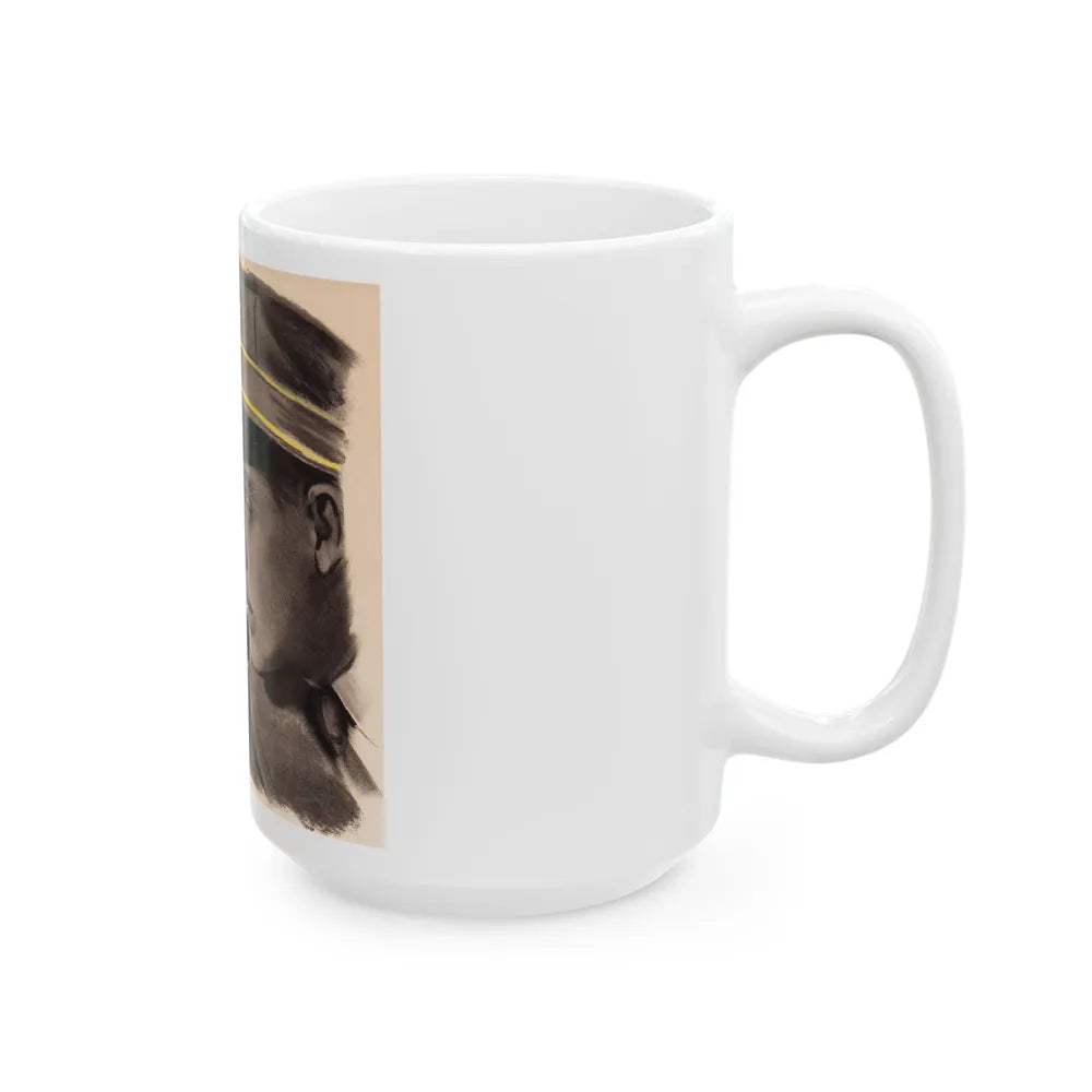 Day Shift, The Saturday Evening post story illustration - White Coffee Mug-Go Mug Yourself