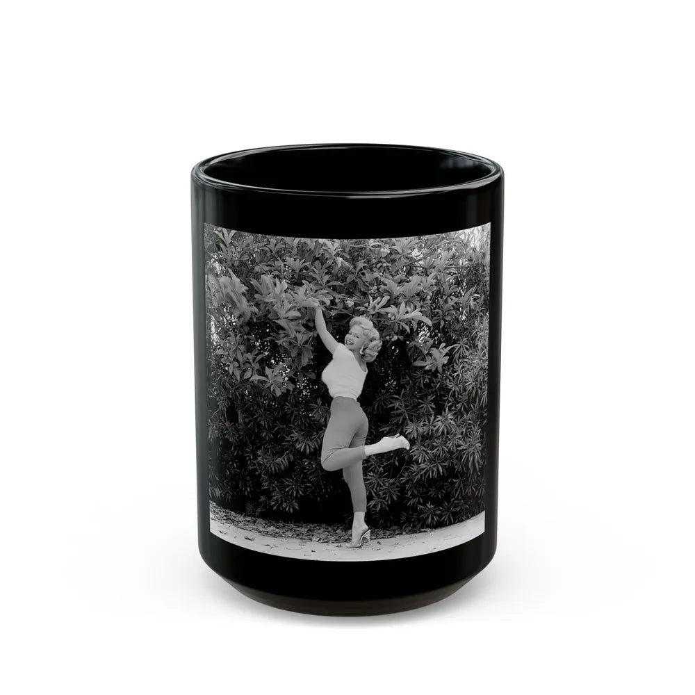 Greta Thyssen #74 (Vintage Female Icon) Black Coffee Mug-15oz-Go Mug Yourself