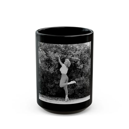 Greta Thyssen #74 (Vintage Female Icon) Black Coffee Mug-15oz-Go Mug Yourself