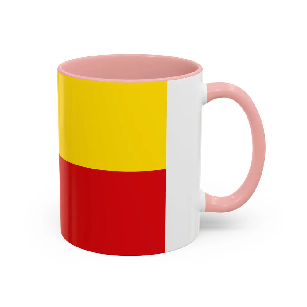 Flag of Goslar Germany - Accent Coffee Mug-Go Mug Yourself