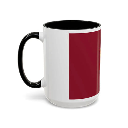 Flag of Albacete Spain - Accent Coffee Mug-Go Mug Yourself