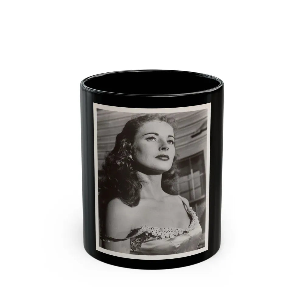 Coleen Gray #88 (Vintage Female Icon) Black Coffee Mug-11oz-Go Mug Yourself