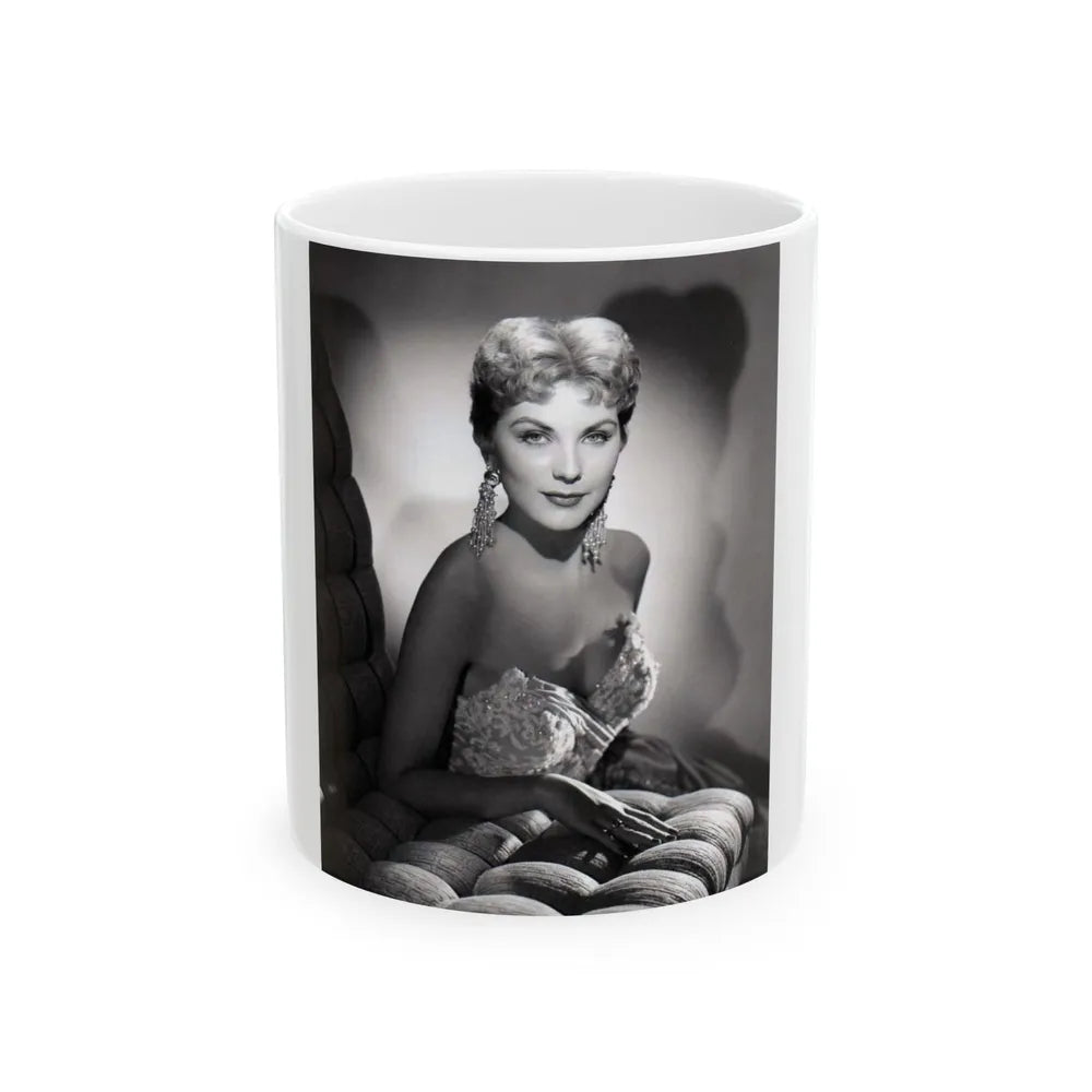 Debra Paget #645 (Vintage Female Icon) White Coffee Mug-11oz-Go Mug Yourself