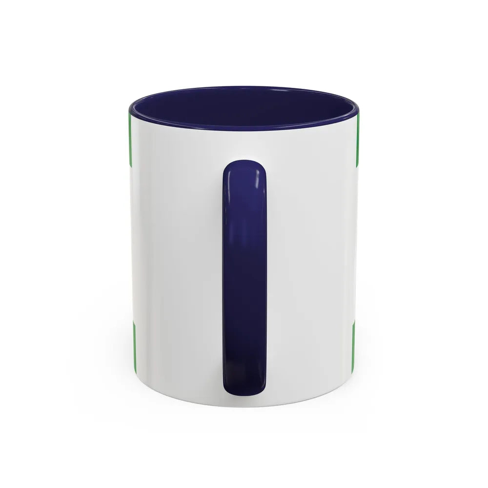 Flag of Givatayim Israel - Accent Coffee Mug-Go Mug Yourself