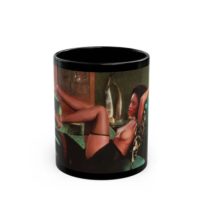 Ola Ray #110 (Vintage Female Icon) Black Coffee Mug-11oz-Go Mug Yourself