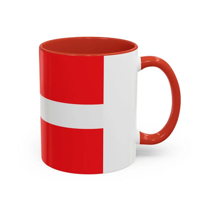 Flag of Gori Georgia - Accent Coffee Mug-Go Mug Yourself