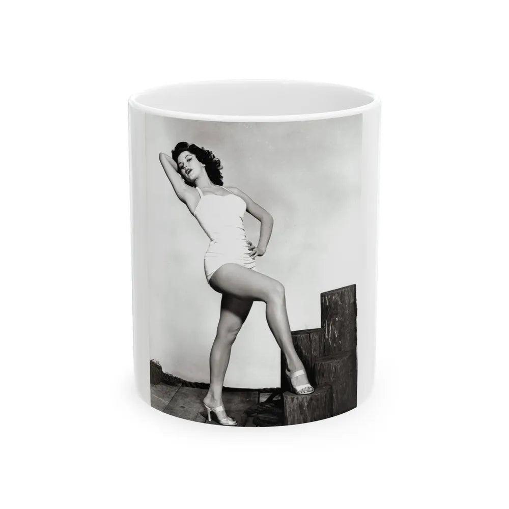 Debra Paget #264 4 (Vintage Female Icon) White Coffee Mug-11oz-Go Mug Yourself