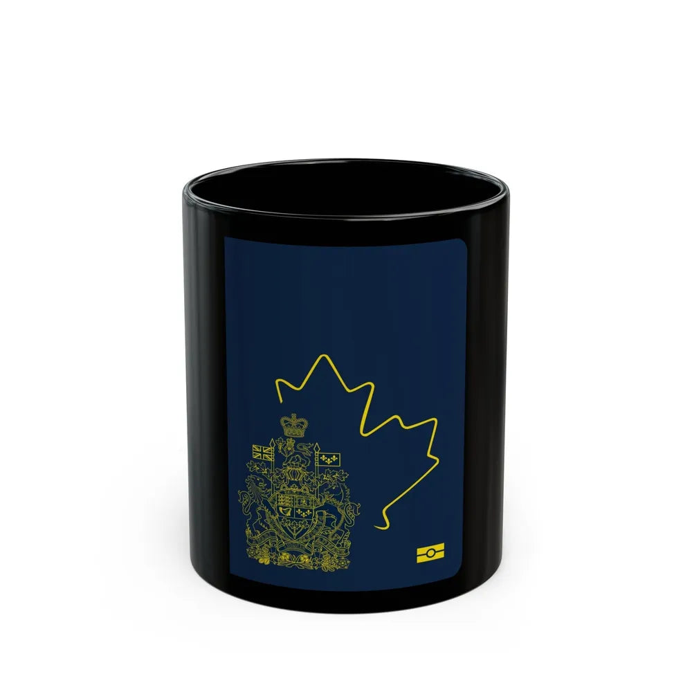 Canadian Passport - Black Coffee Mug-11oz-Go Mug Yourself