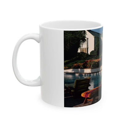 Terry Moore #416 - Unreleased Aug. '84 Playboy Photo from shoot non nude (Vintage Female Icon) White Coffee Mug-Go Mug Yourself