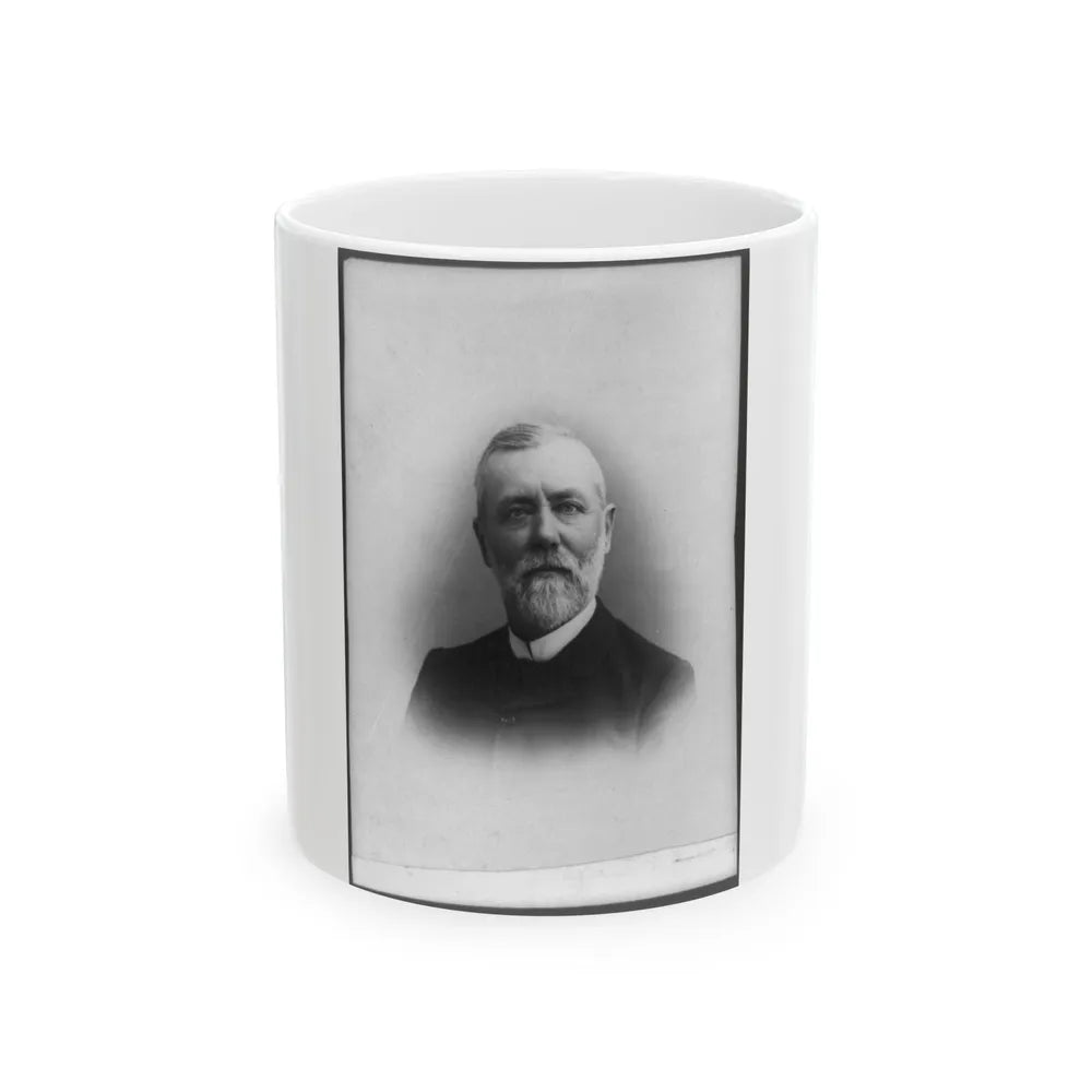 Capt. R. Pegram, Va. Battery, C.S.A., Head-And-Shoulders Portrait, Facing Front (U.S. Civil War) White Coffee Mug-11oz-Go Mug Yourself