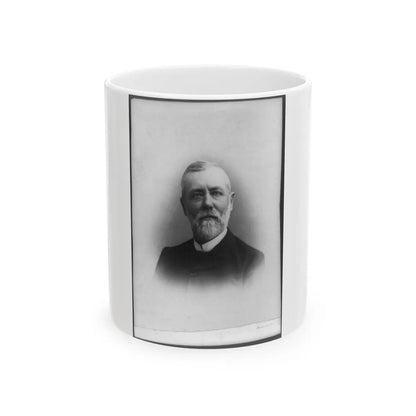 Capt. R. Pegram, Va. Battery, C.S.A., Head-And-Shoulders Portrait, Facing Front (U.S. Civil War) White Coffee Mug-11oz-Go Mug Yourself